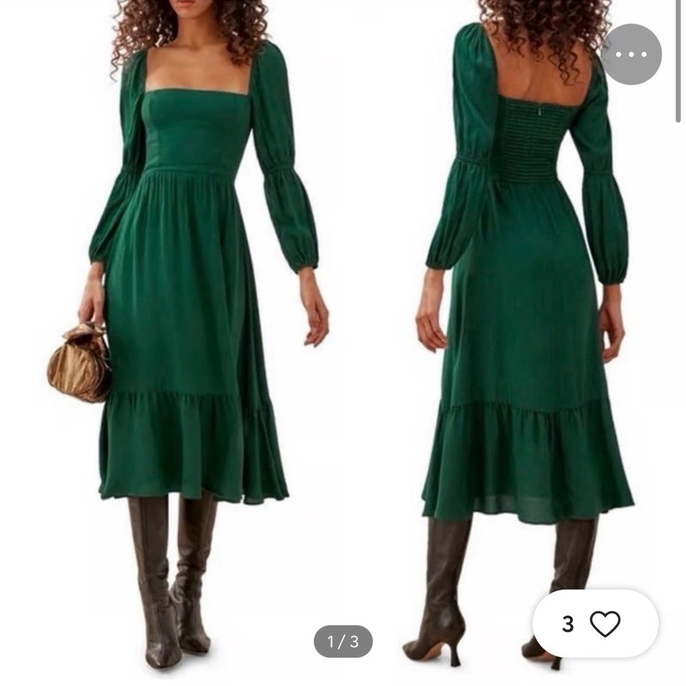 Reformation Mica  Midi Dress